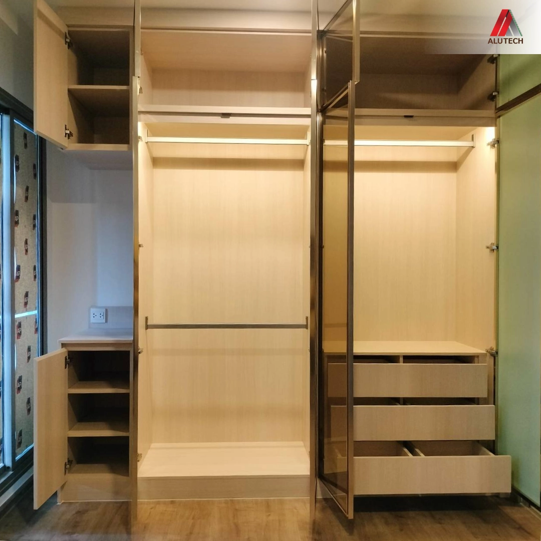 ผลงานเฟรมอลูมิเนียม alutech