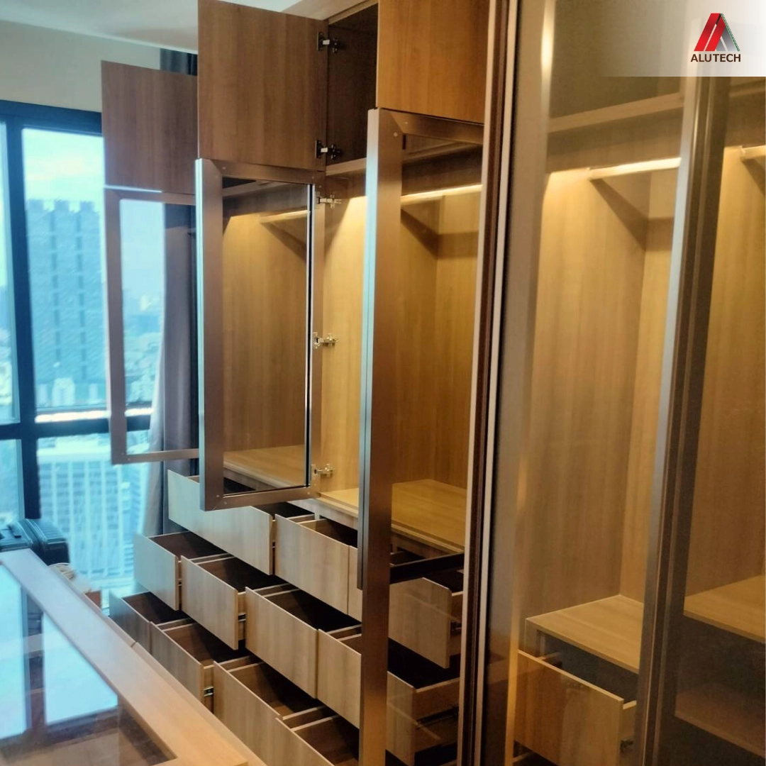 ผลงานเฟรมอลูมิเนียม alutech